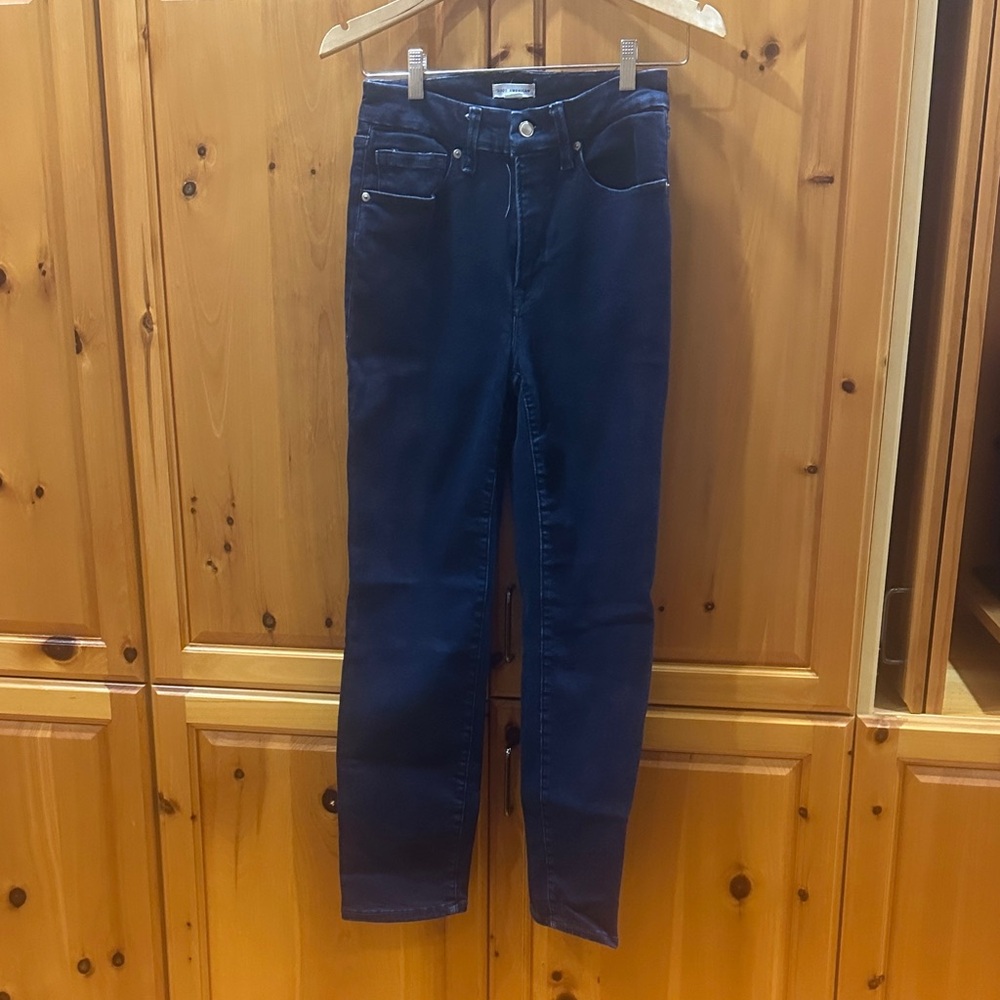 Classic Women's Dark Blue Jeans - Slim Fit